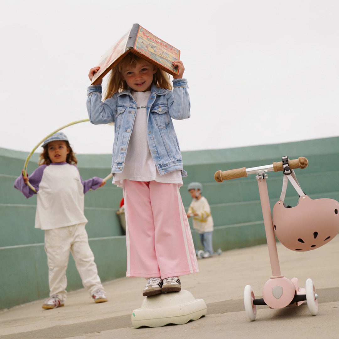 banwood kinderstep eco - faded pink | BW-ECO-SCOOTER-FADEDPINK | 2