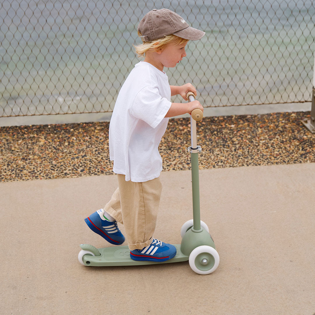 banwood kinderstep eco - olive | BW-ECO-SCOOTER-OLIVE | 1