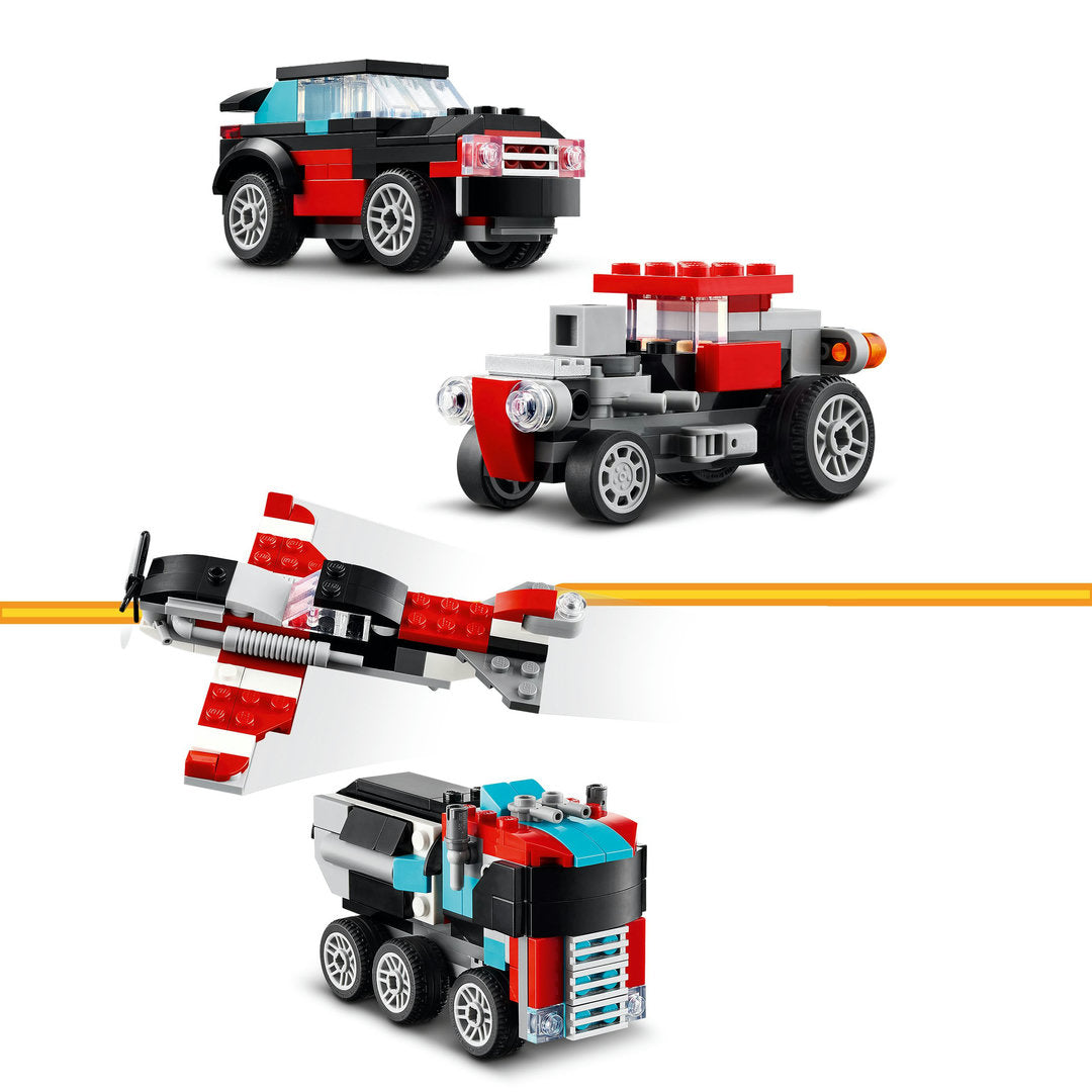 LEGO creator truck met helikopter