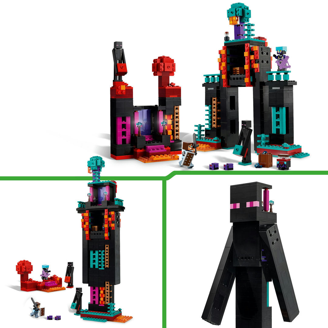 LEGO minecraft de enderman toren gaming