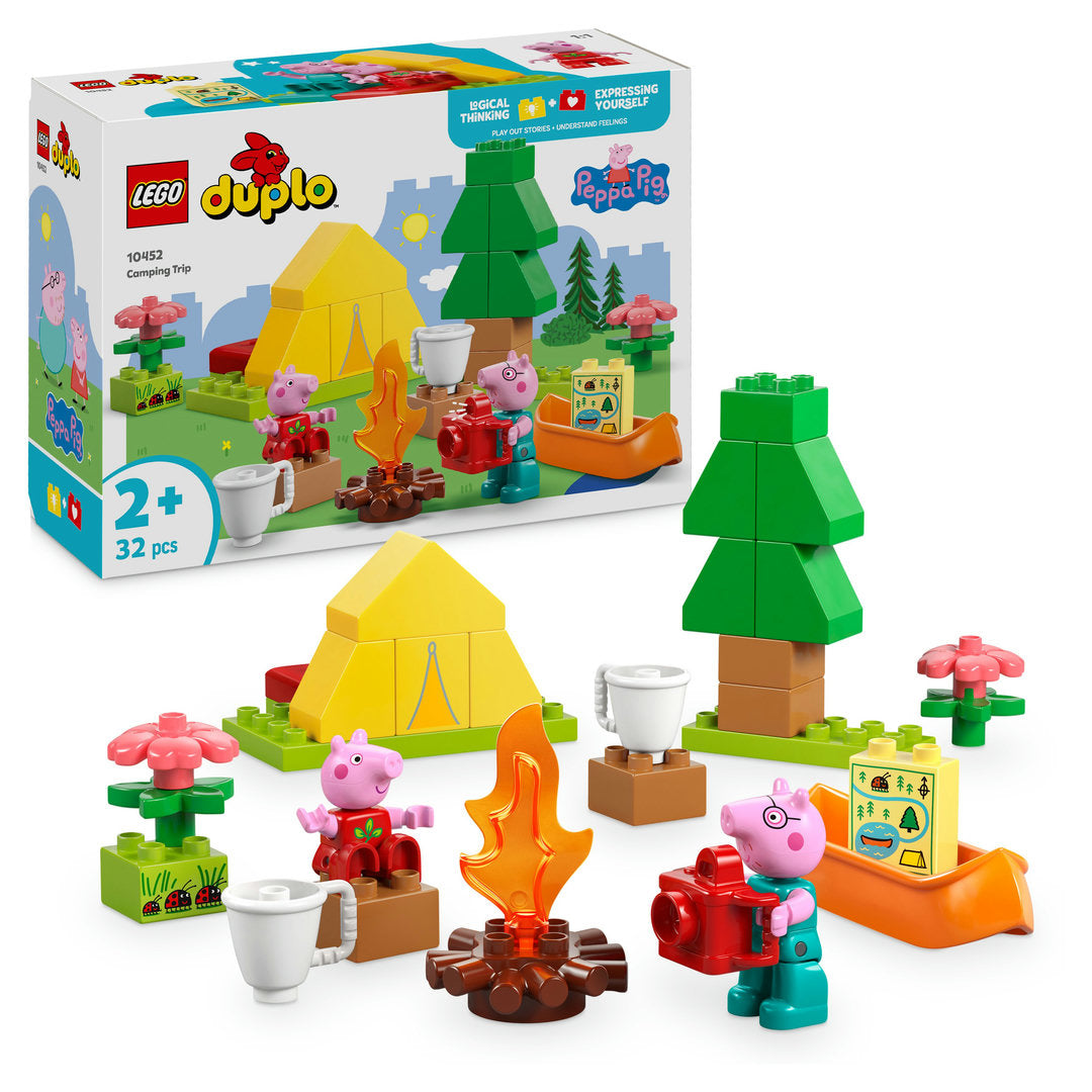 LEGO DUPLO peppa big kampeertrip bouwbare speelset