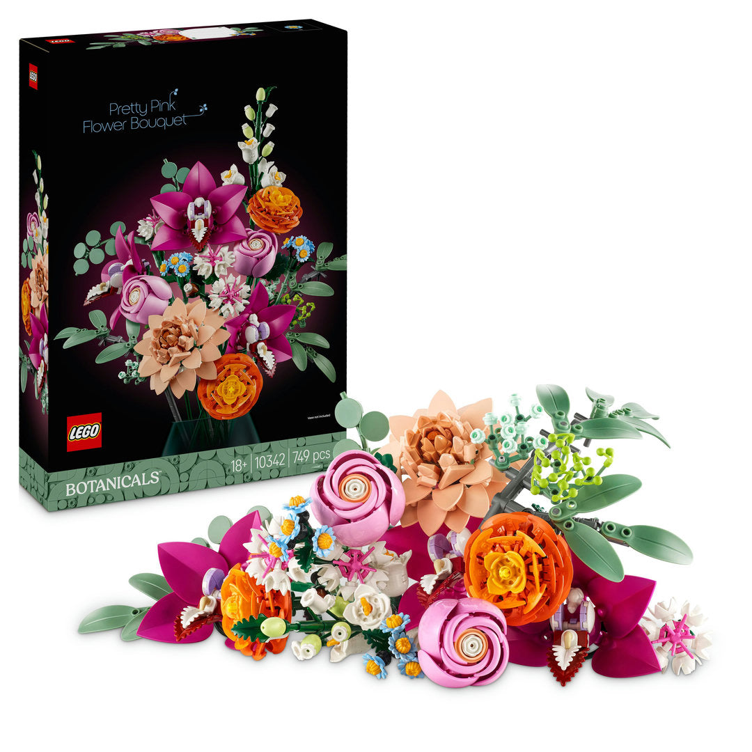 LEGO botanicals roze boeket bloemendecoratie