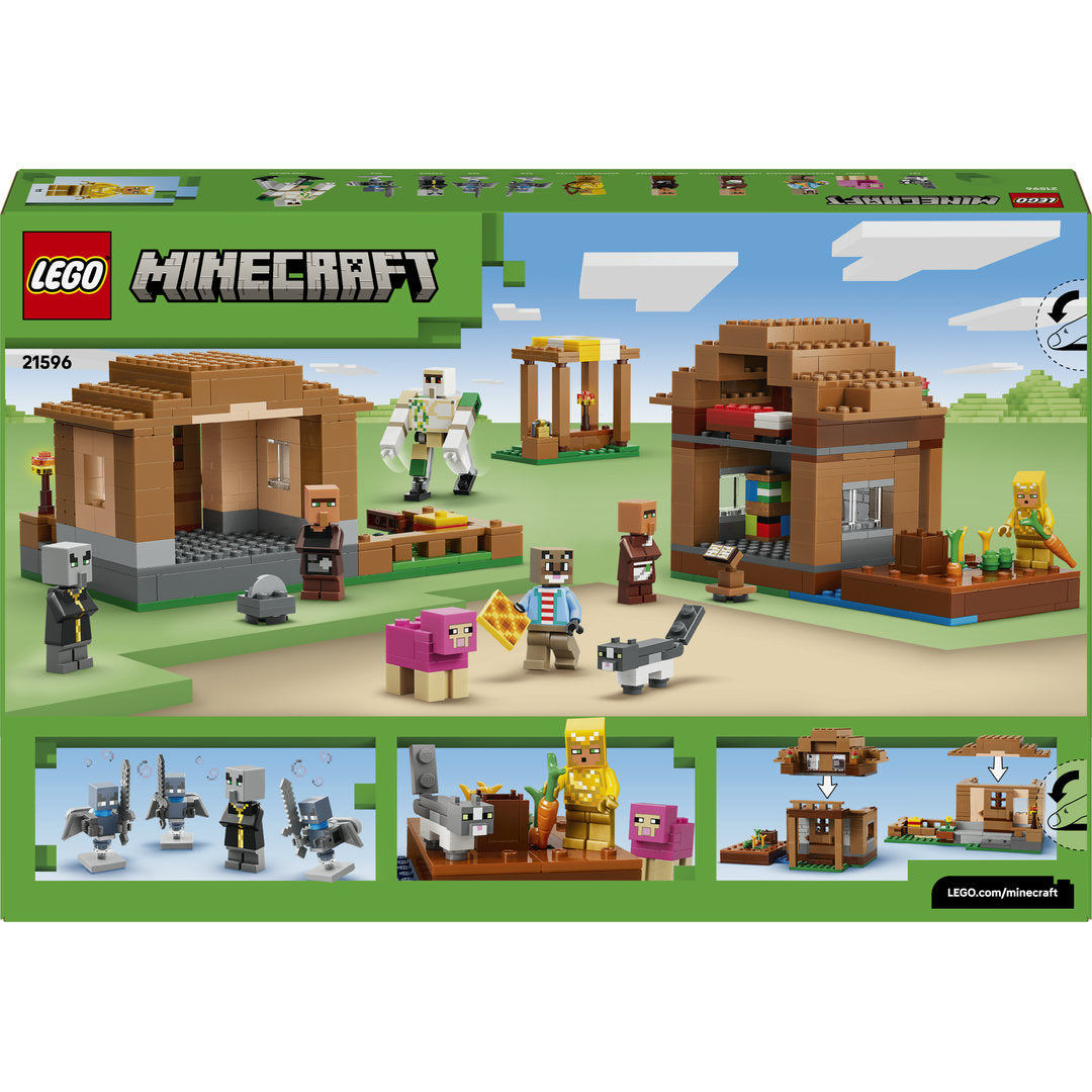 lego minecraft oproeper dorpsaanval | 21596 | 5