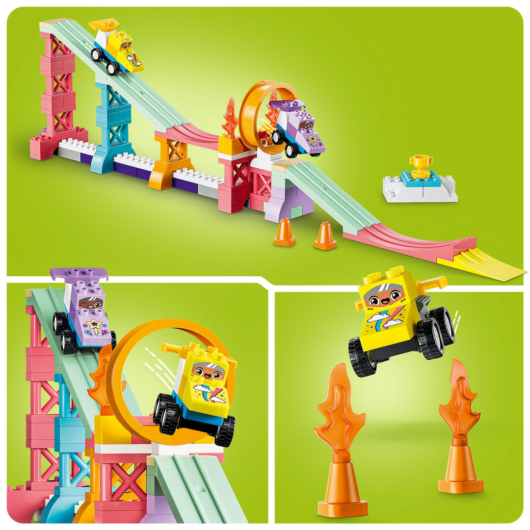 lego duplo stad 3-in-1 creatieve hellingen met voertuigen set | 10478 | 3