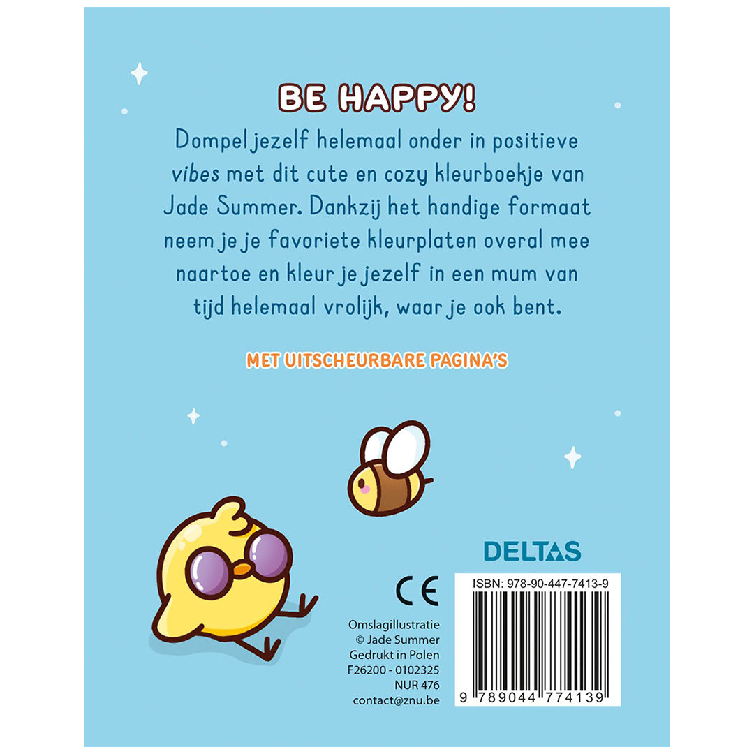 be happy - cozy kleurboekje jade summer