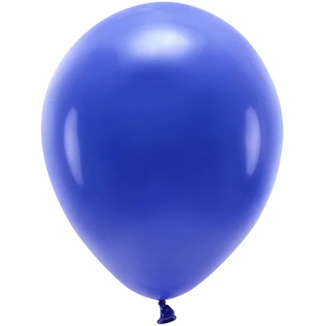partydeco ballonnen pastel - navy blauw - 30 cm - 10st | ECO30P-074-10
