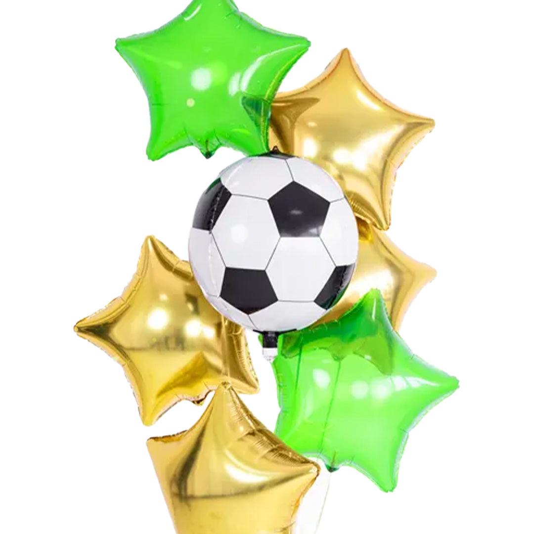partydeco folieballon voetbal - 40 cm | FB19 | 4