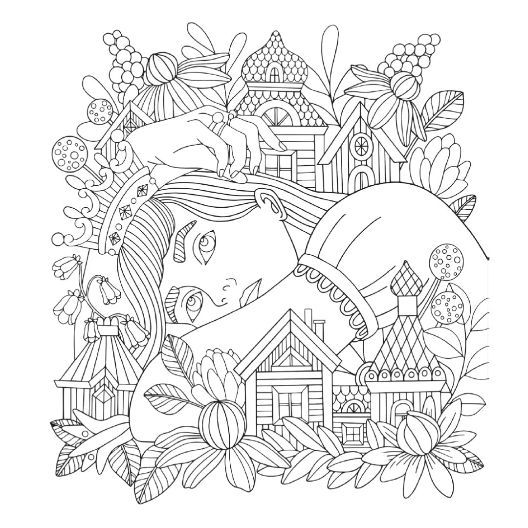 big balloon cozy sprookjes kleurboek 7