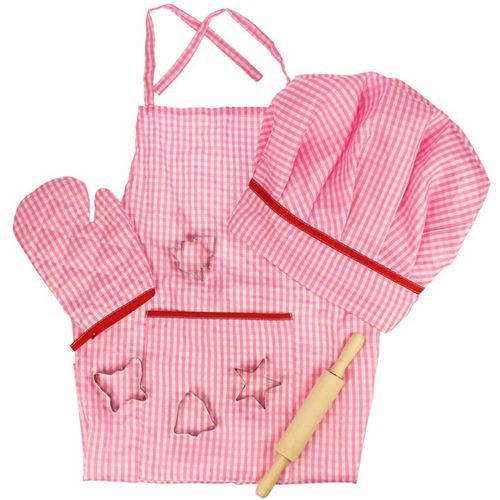 bigjigs kinderchef-kok set roze   | BJ609 | 0