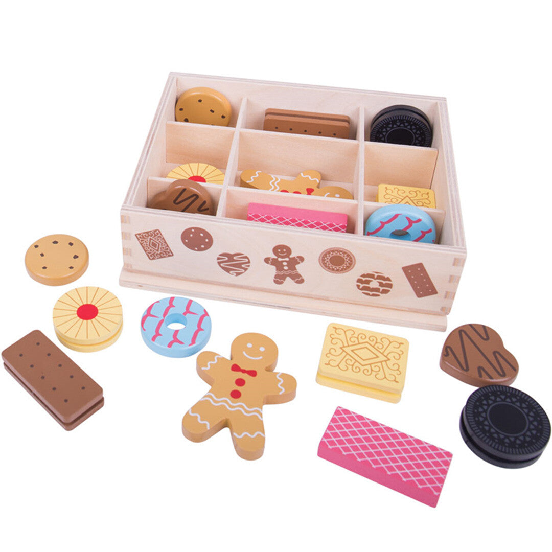 bigjigs koektrommel met koekjes - 16st | BJ470 | 1