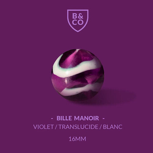 billes & co knikkers uni box - manoir - 25st | UNIBOX-16 | 3