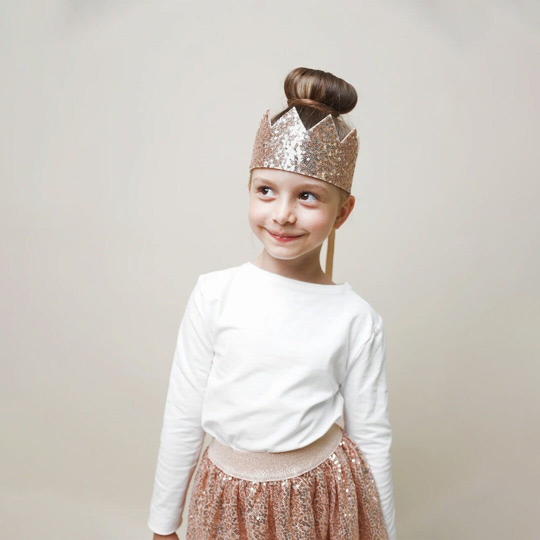 billy loves audrey kroon pailletten victoria - vintage rose   | BLA119_vr | 1