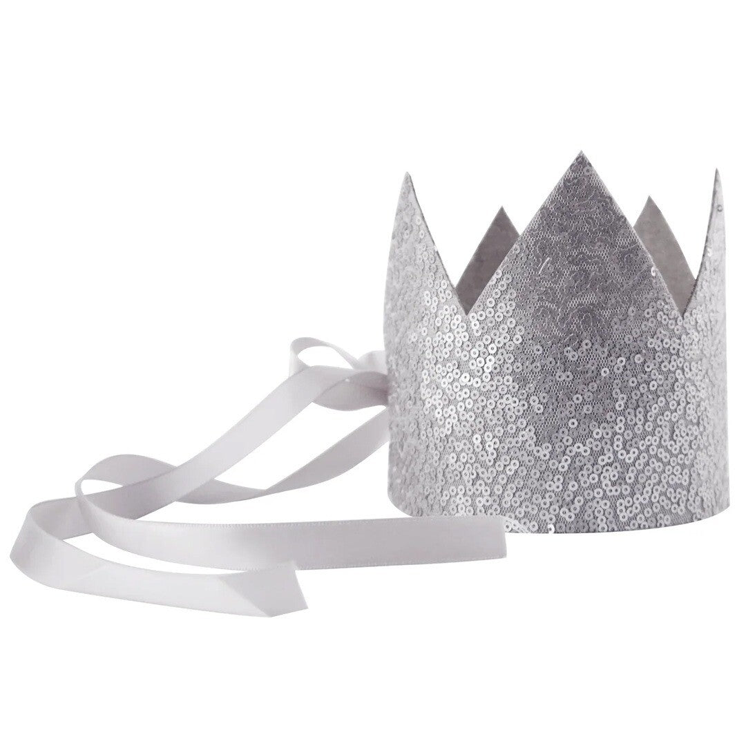 billy loves audrey kroon pailletten victoria - zilver | BLA119_as | 0