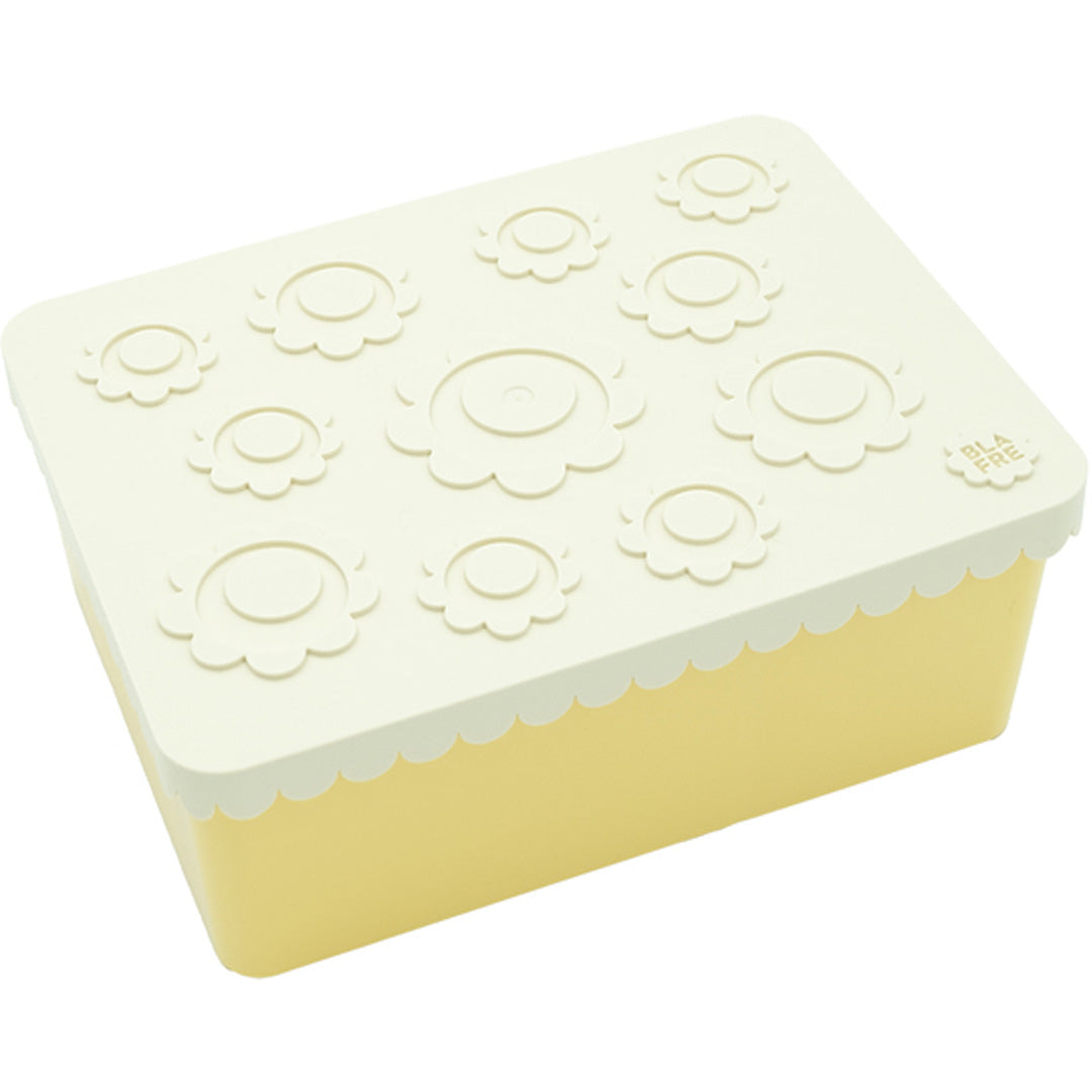 blafre lunchbox bloemen - beige lichtgeel | BL7630 | 0