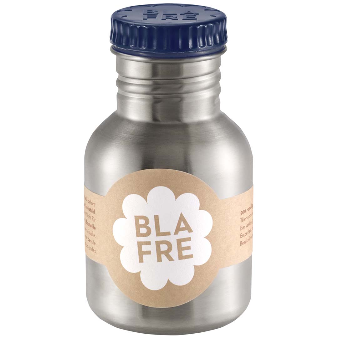 blafre rvs drinkfles donkerblauw - 300ml | BL4571 | 0