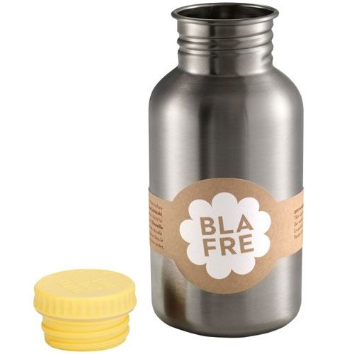 blafre rvs drinkfles lichtgeel - 500ml  | BL4574 | 1