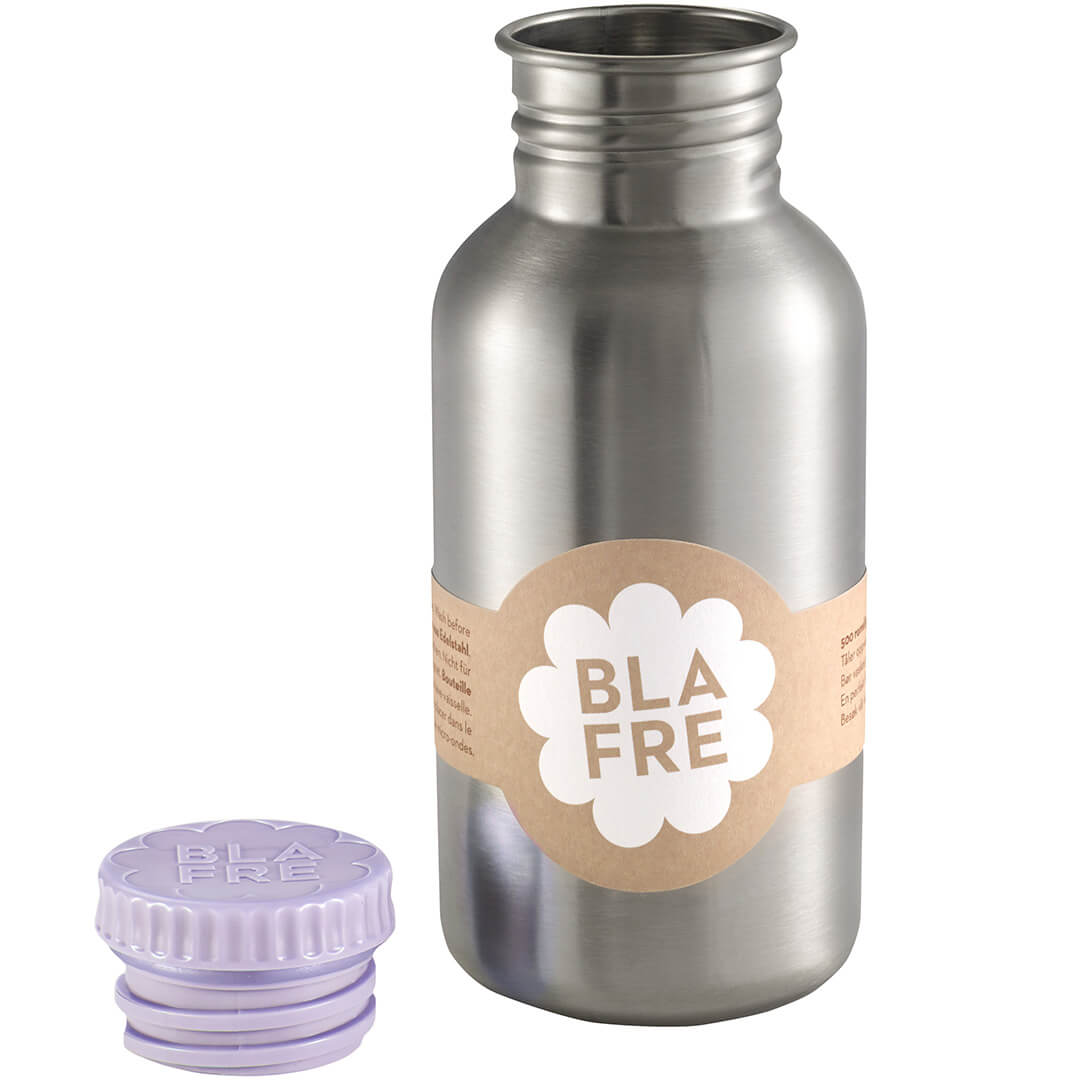 blafre rvs drinkfles lila - 500ml  | BL4579 | 5