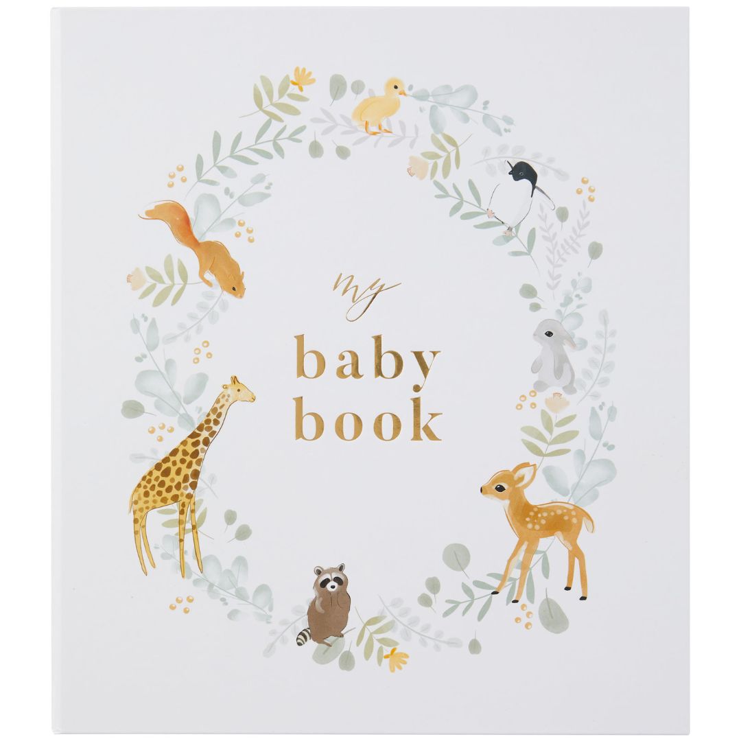 blush and gold invulboek my baby book - animals | 1207 | 0