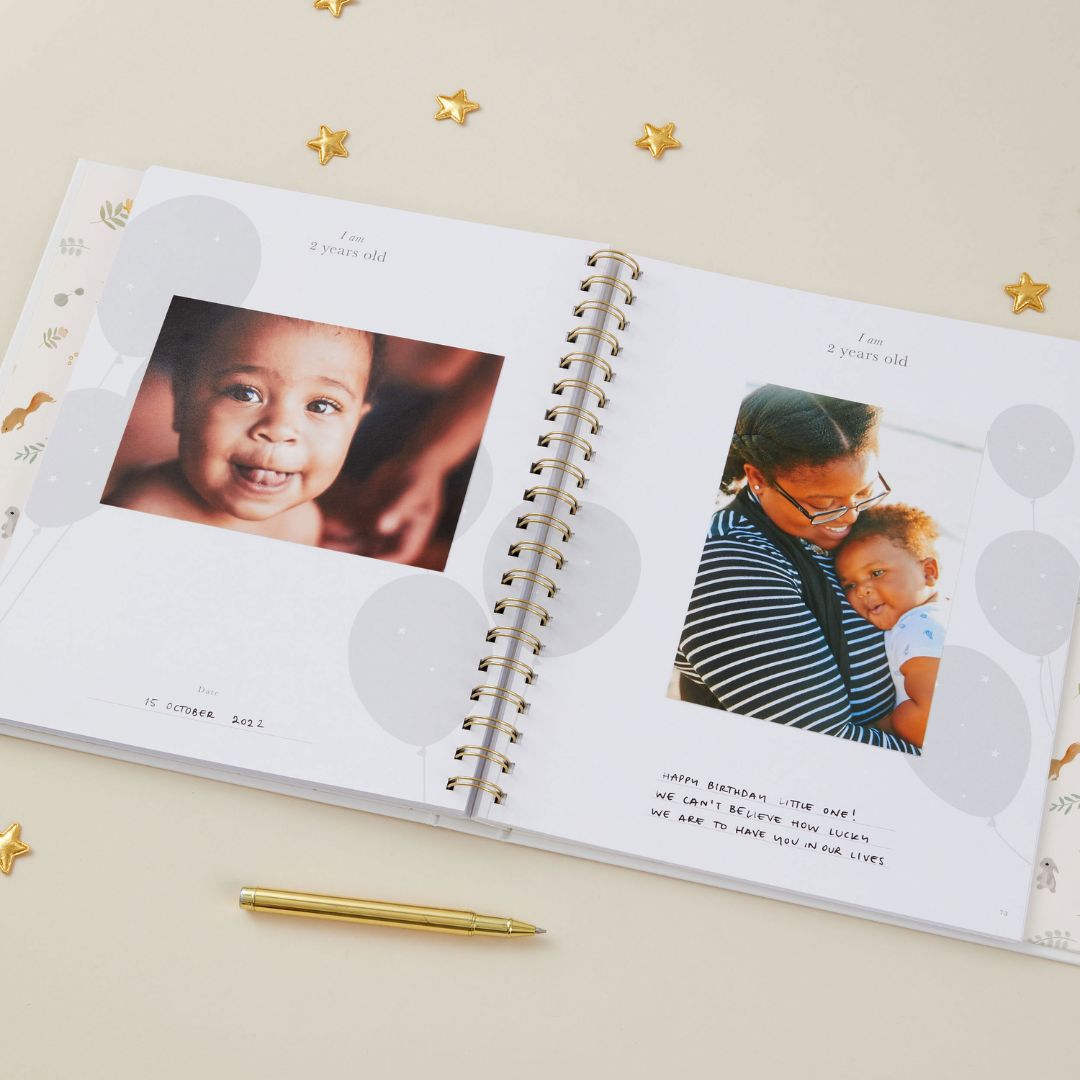 blush and gold invulboek my baby book - animals | 1207 | 3