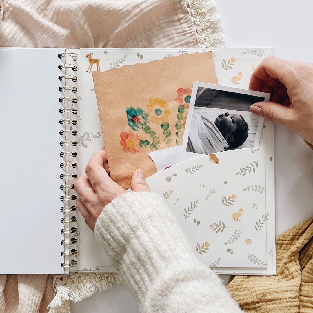 blush and gold invulboek my baby book - animals | 1207 | 4