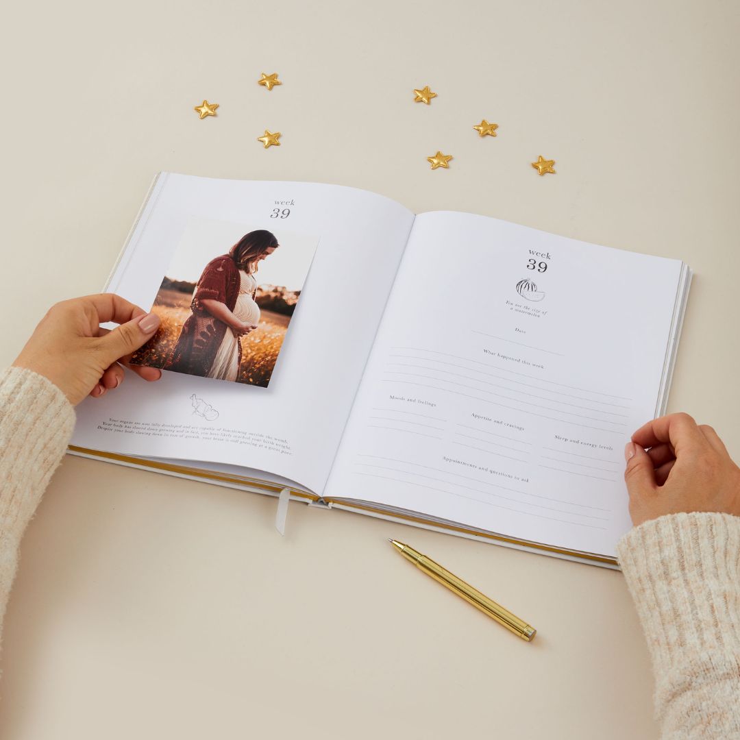 blush and gold invulboek my pregnancy journal - jungle | 1309 | 2