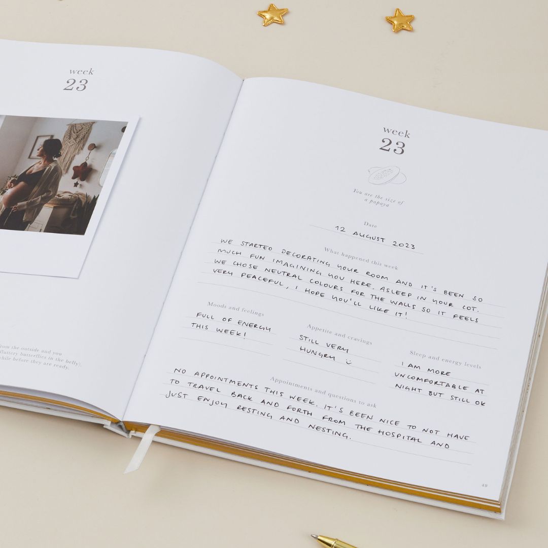 blush and gold invulboek my pregnancy journal - jungle | 1309 | 3