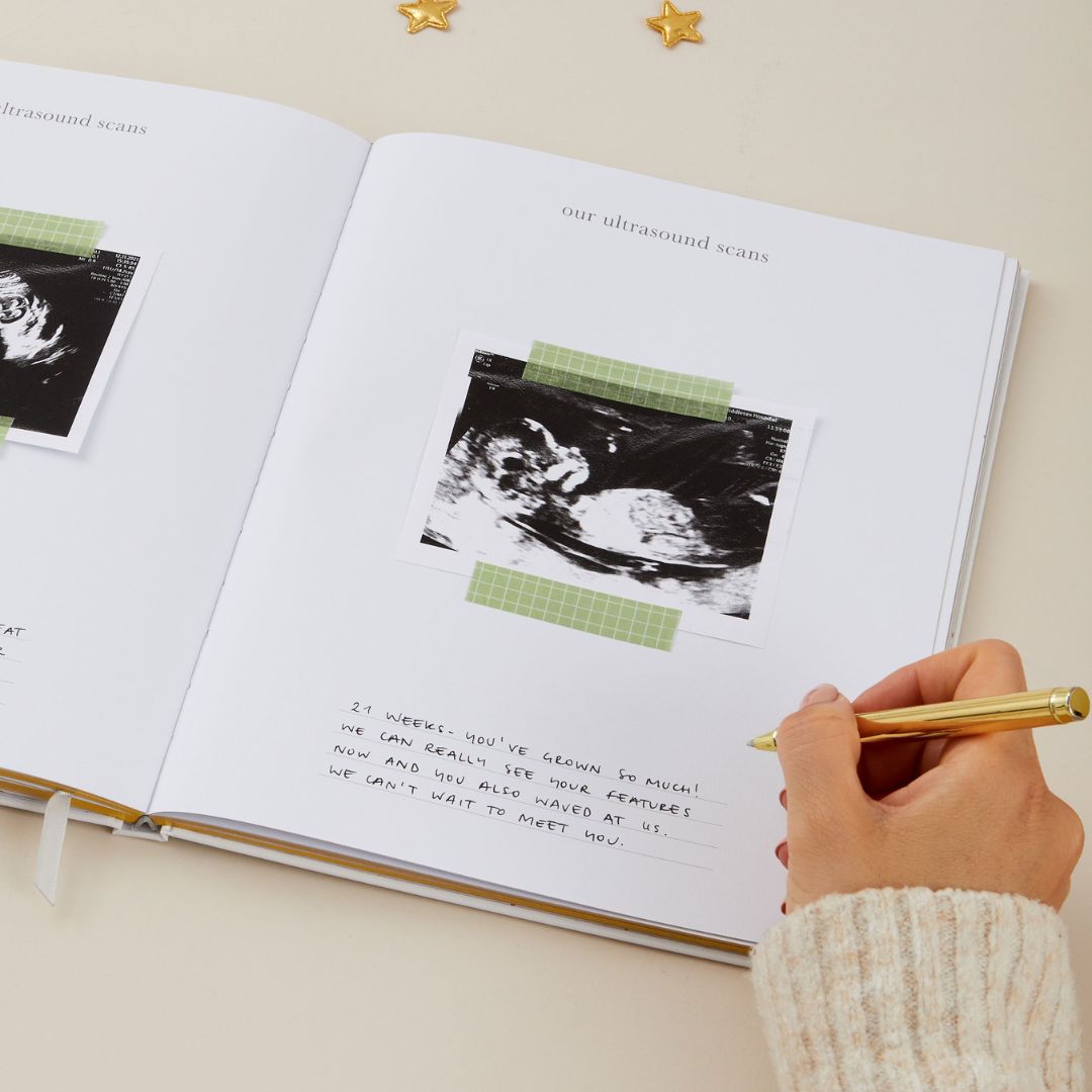 blush and gold invulboek my pregnancy journal - white | 1310 | 1