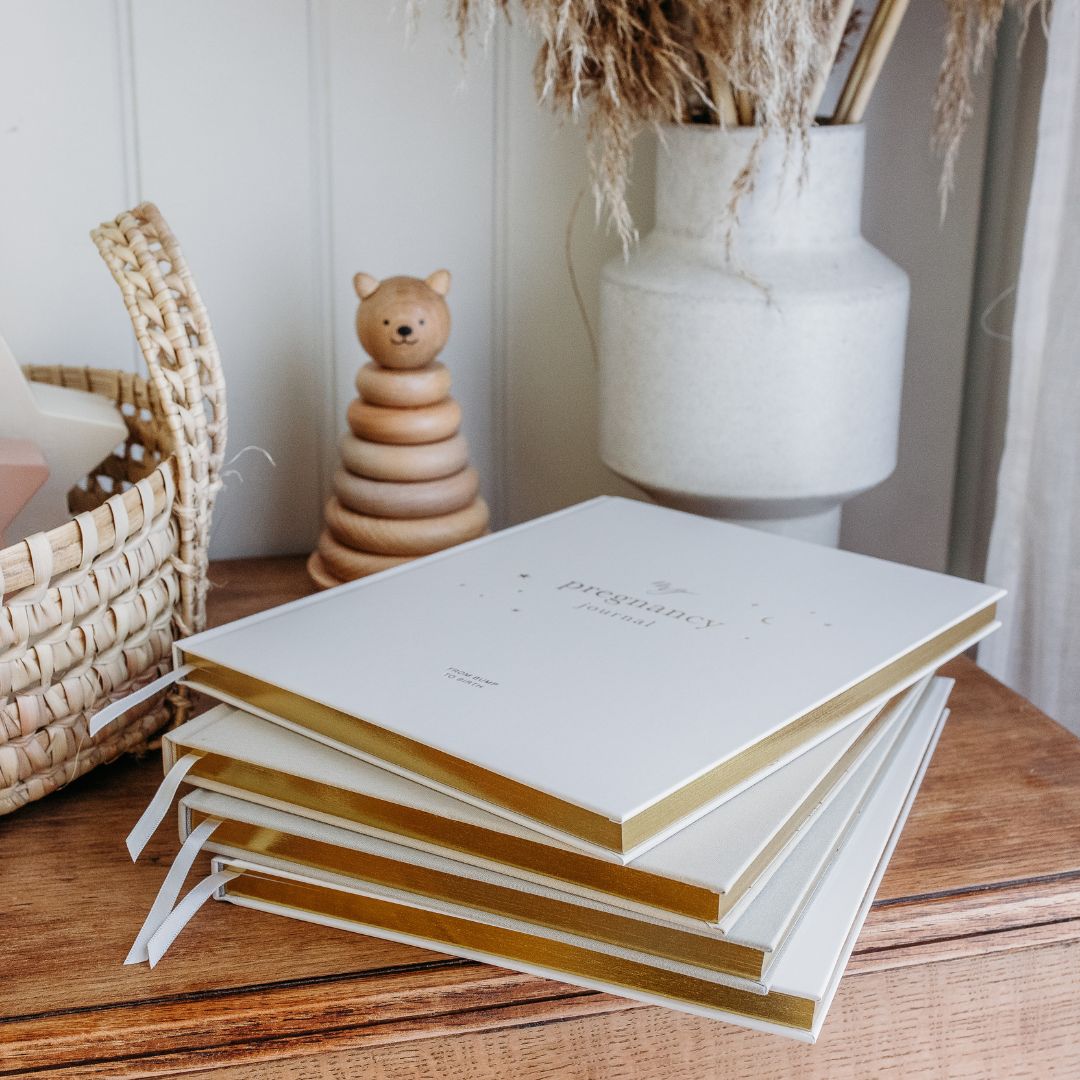 blush and gold invulboek my pregnancy journal - white | 1310 | 6