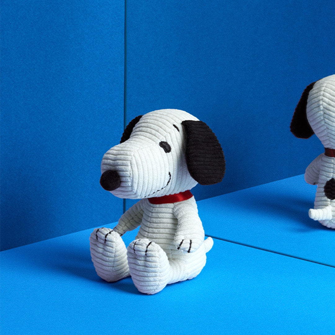 bon ton toys knuffelhond snoopy corduroy - 12 cm | 33.177.007 | 1