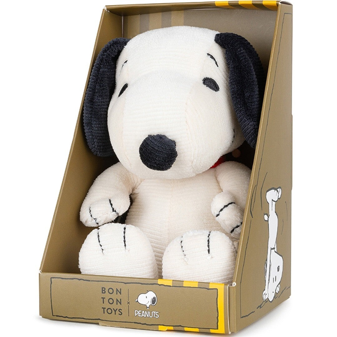 bon ton toys knuffelhond snoopy corduroy - 17 cm | 33.177.011 | 3