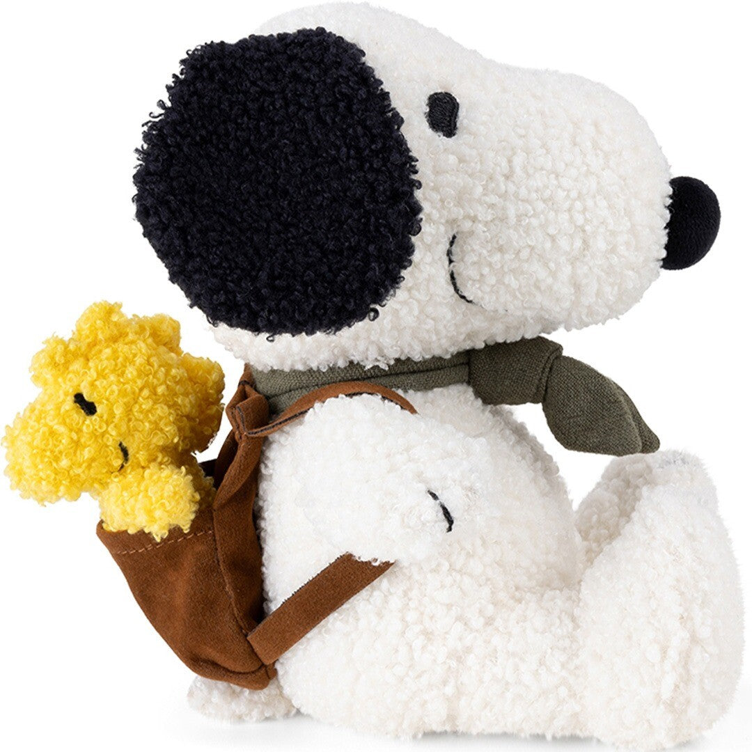 bon ton toys knuffelhond snoopy met rugzak - 20 cm  | 33.177.010 | 0