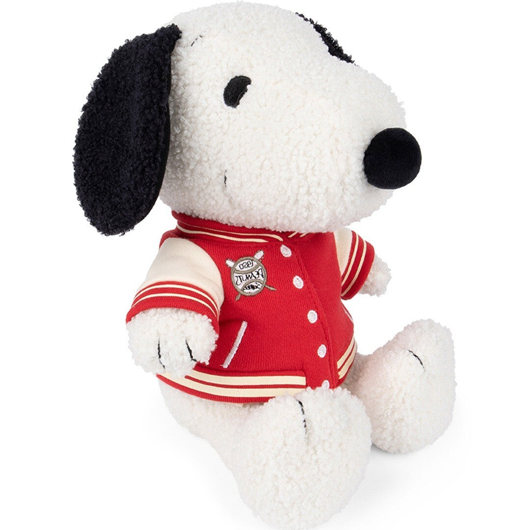 bon ton toys knuffelhond snoopy met sportjas - 25 cm  | 33.177.009 | 0