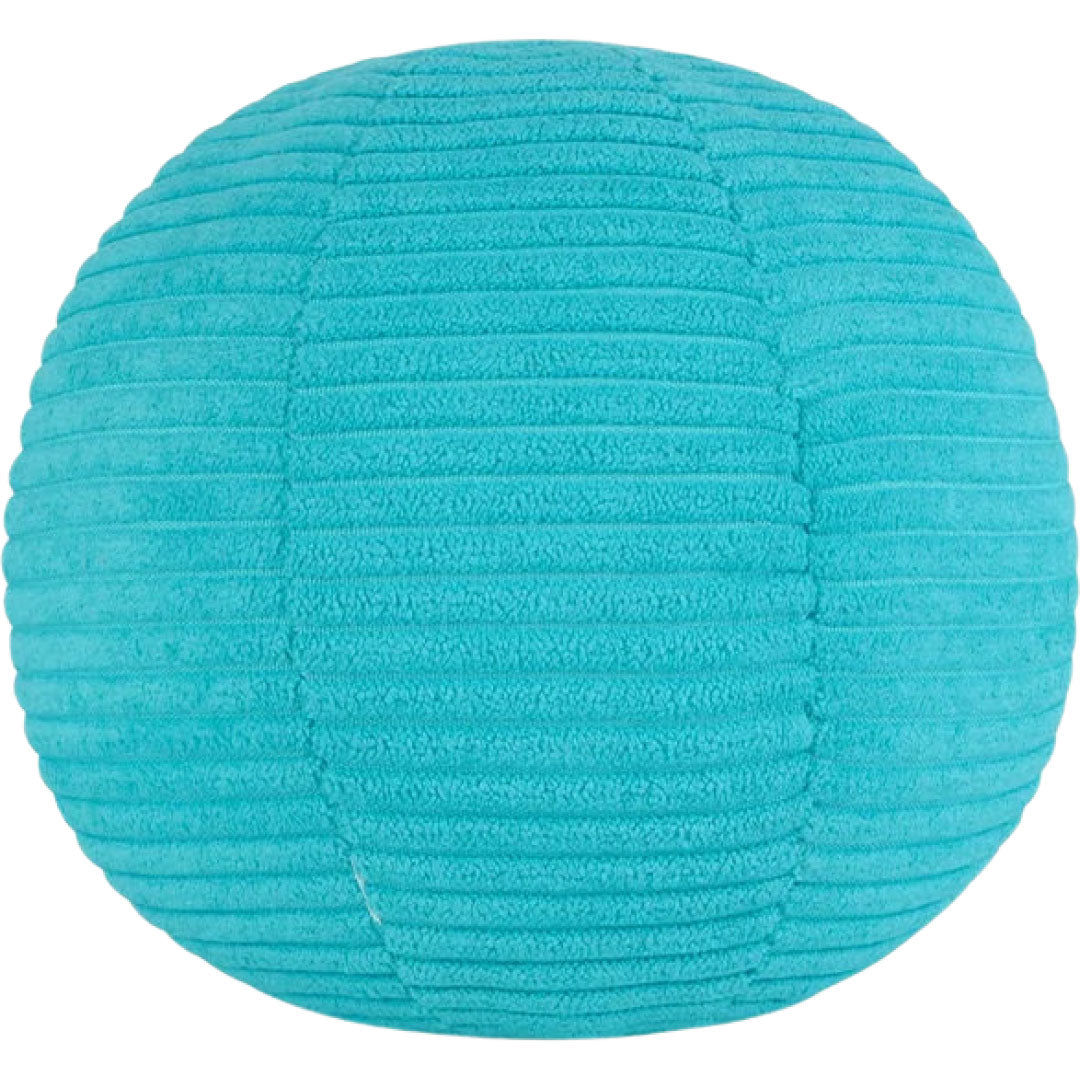 bon ton toys knuffelbal smiley eco corduroy - blauwgroen - Ø13 cm | 35.013.309 |  4