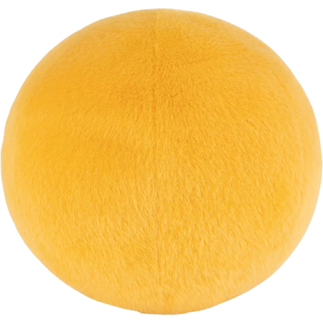 bon ton toys knuffelbal smiley eco fuzzy - geel - Ø23 cm | 35.323.200 |  4