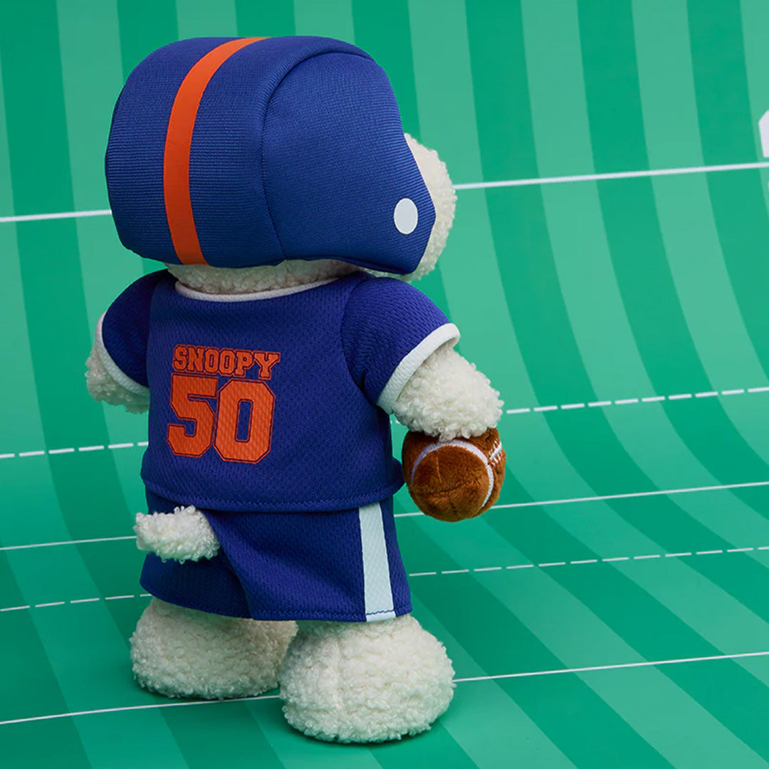 bon ton toys knuffelhond snoopy american football - 23 cm | 33.177.043 | 3