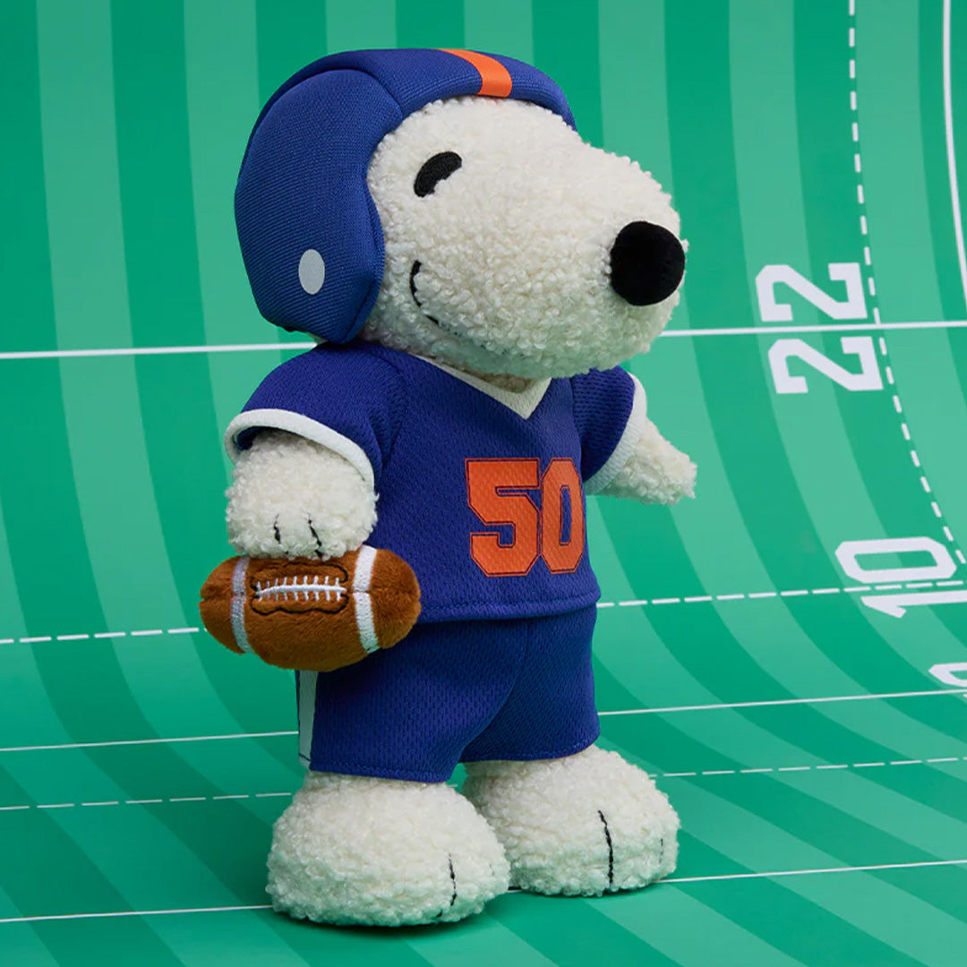 bon ton toys knuffelhond snoopy american football - 23 cm | 33.177.043 |2