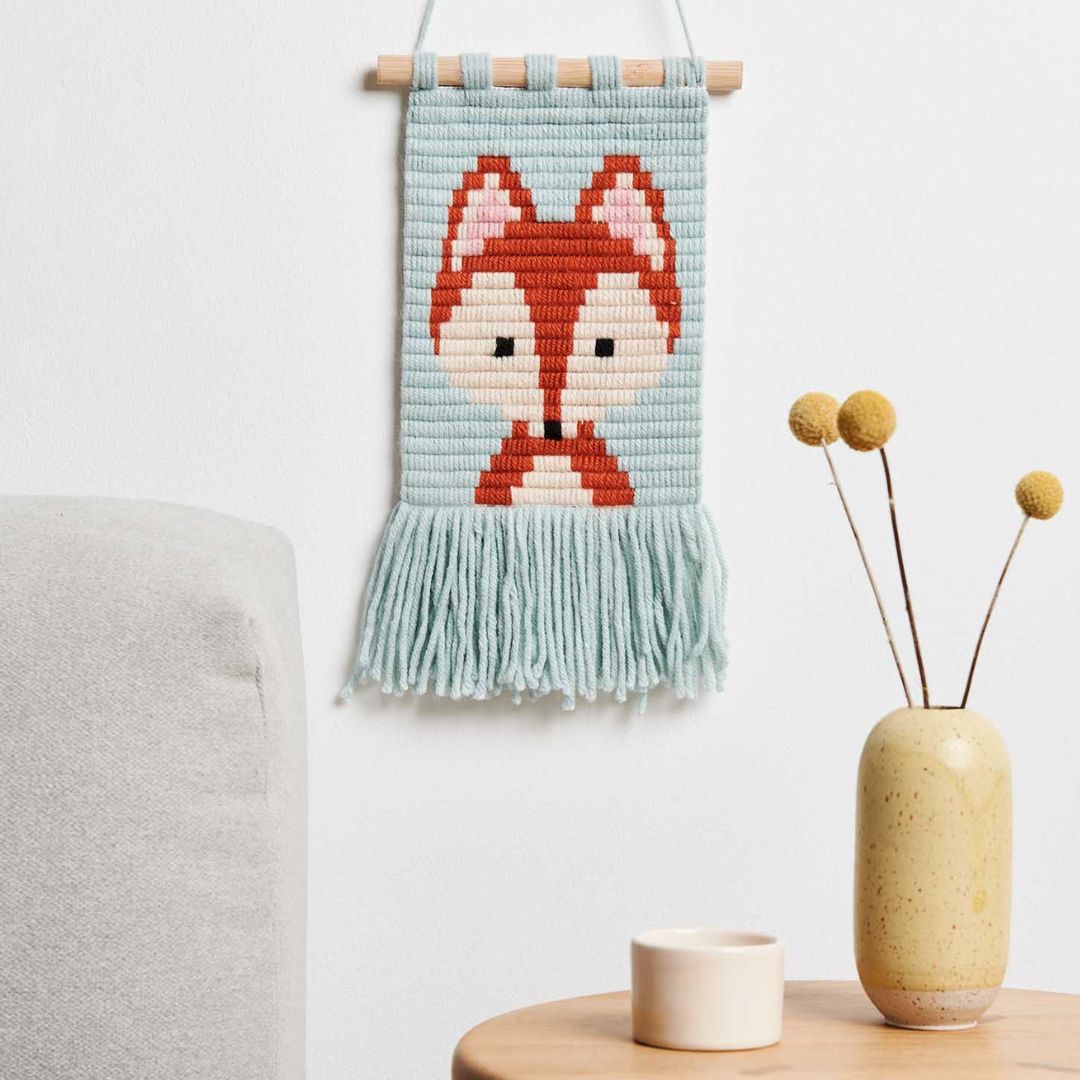 borduurpakket muurhanger vos | 100232 | 1