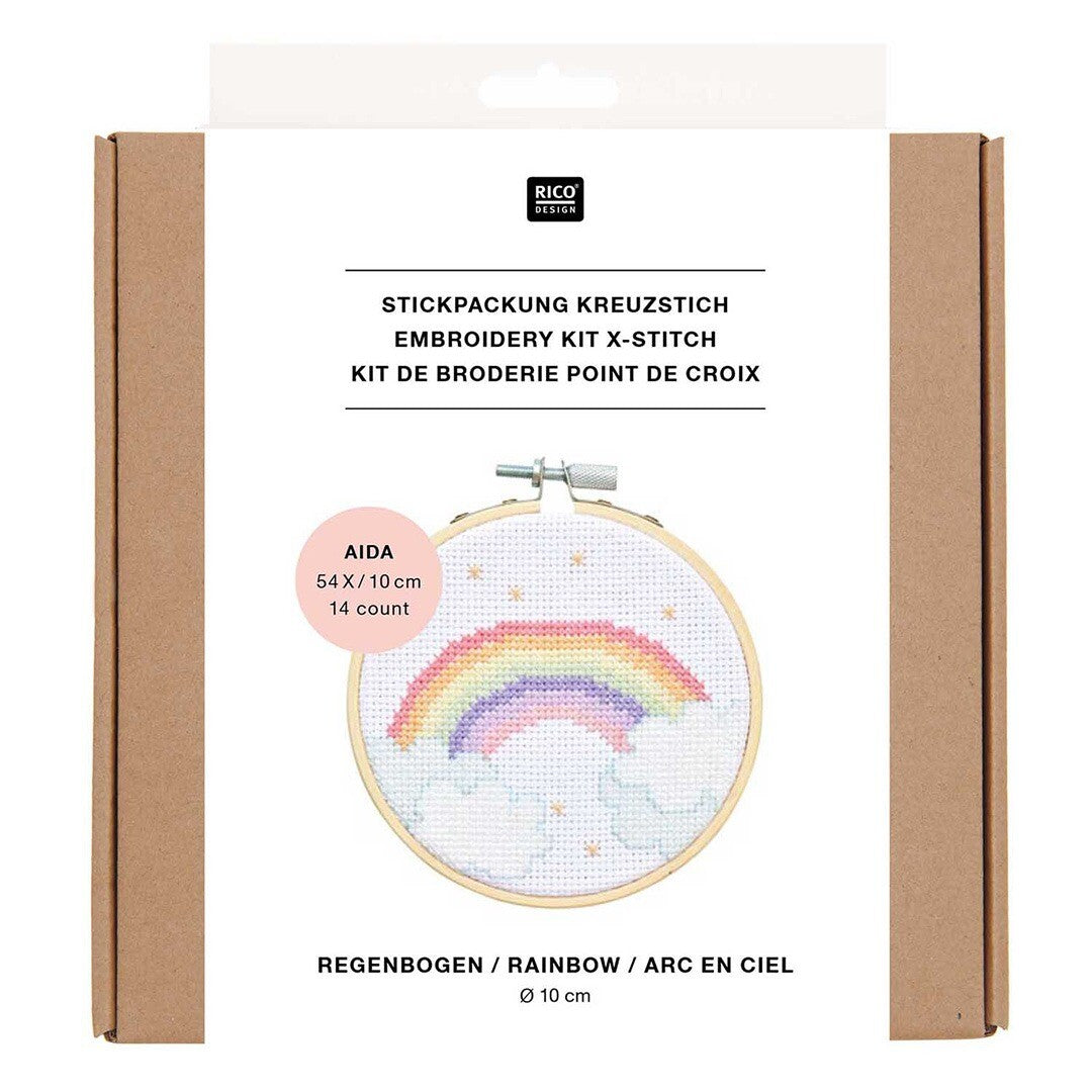 borduurring met garen - regenboog Ø 10 cm | 100128 | 3
