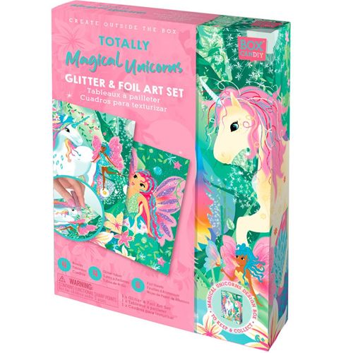 box candiy knutselset folie en glitter - totally magical unicorns | 9939021 | 2