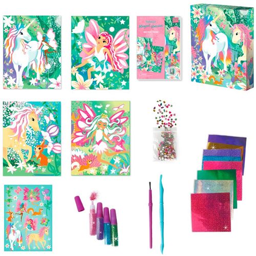 box candiy knutselset folie en glitter - totally magical unicorns | 9939021 | 5