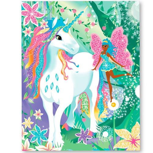 box candiy knutselset folie en glitter - totally magical unicorns | 9939021 | 7