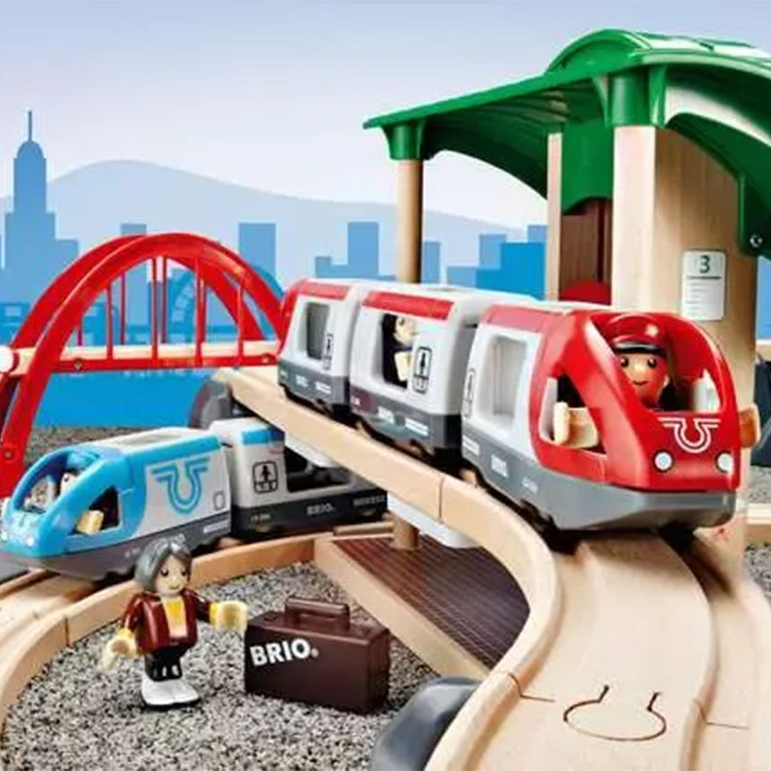 brio treinbaan met perron