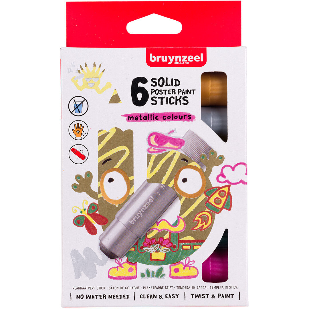 bruynzeel verfstiften metallic - 6st | 60159206 | 1