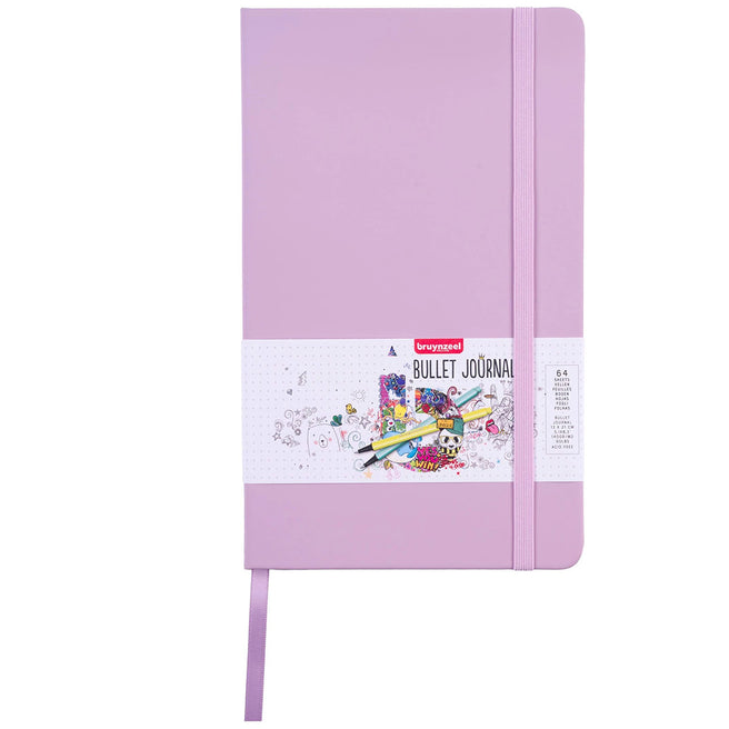 bruynzeel bullet journal - lila - 64 vellen | 60299007 | 0