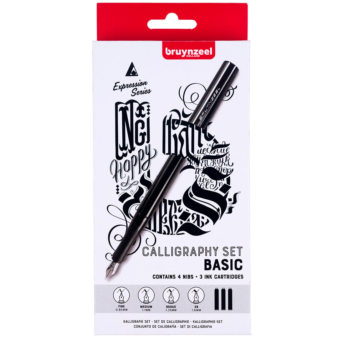 bruynzeel kalligrafiepen - 8-delig | 60344008 | 0