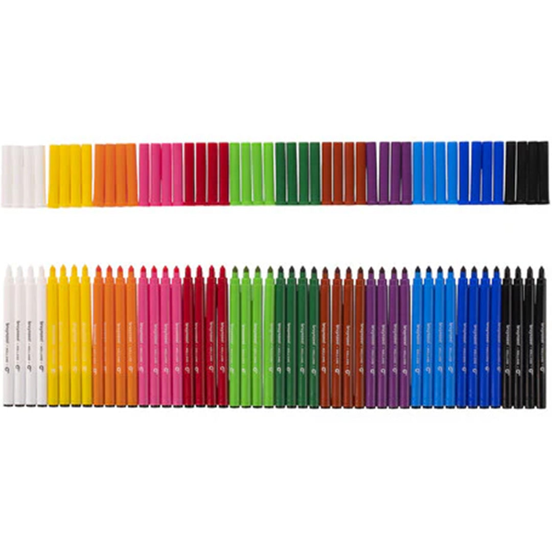 bruynzeel viltstiften met blik superpoint - multicolour - 48st | 60524048 | 1