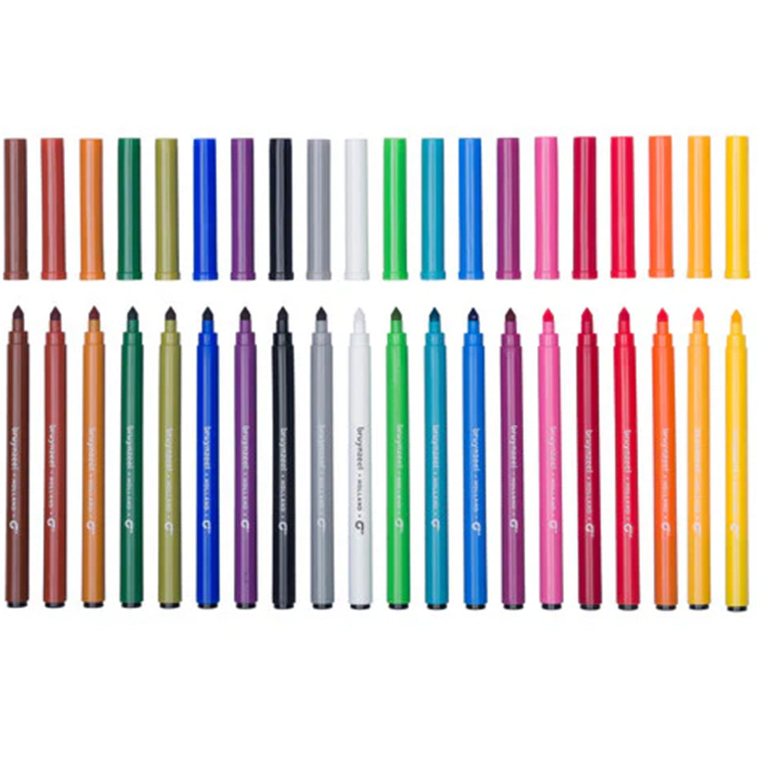 bruynzeel viltstiften superpoint - multicolour - 20st | 60124120 | 1
