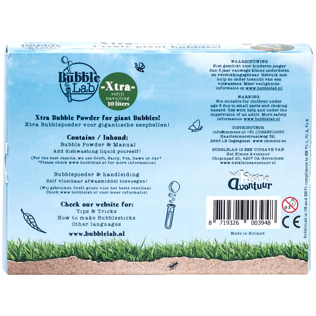 bubblelab xtra navulling 10 liter | hk.bub.03 | 4