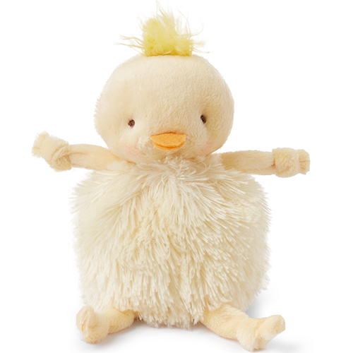 bunnies by the bay knuffelkuiken roly-poly - 13 cm | BB-101025 | 0
