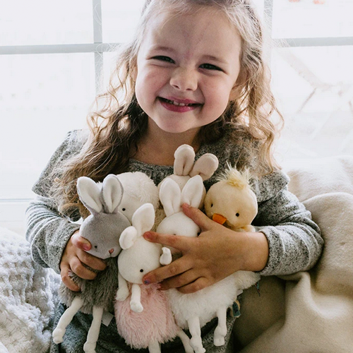 bunnies by the bay knuffelkuiken roly-poly - 13 cm | BB-101025 | 1